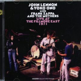 John Lennon - With Frank Zappa Live At The Fillmore East 1971  ( 1 CD 1 DVD ) ( GOLDIES ) ( Complete 2025 Collector's Remastered Edition ) front cover