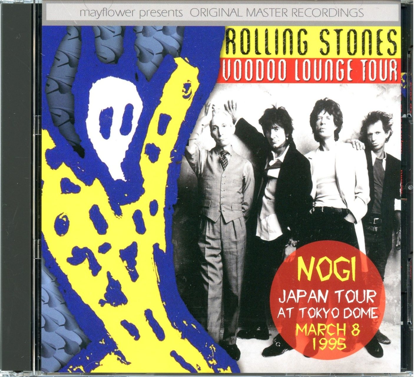 THE ROLLING STONES – Voodoo Lounge Japan Tour Nogi ( 2 CD SET ) ( 2025 MAYFLOWER ) ( Tokyo Dome, Japan, March 8th, 1995 ) front cover THE ROLLING STONES - Voodoo Lounge Japan Tour Nogi ( 2 CD SET ) ( 2025 MAYFLOWER ) ( Tokyo Dome, Japan, March 8th, 1995 ) front cover