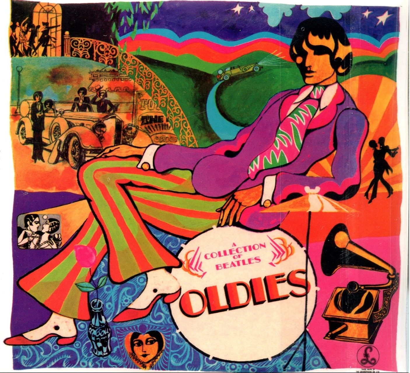 THE BEATLES – A Collection Of Beatles Oldies ( 1 CD 1 DVD ) ( BMI ) ( Premium Vinyl Collection Direct Vinyl Transfer From Original Pressings ) front cover THE BEATLES - A Collection Of Beatles Oldies ( 1 CD 1 DVD ) ( BMI ) ( Premium Vinyl Collection Direct Vinyl Transfer From Original Pressings ) front cover