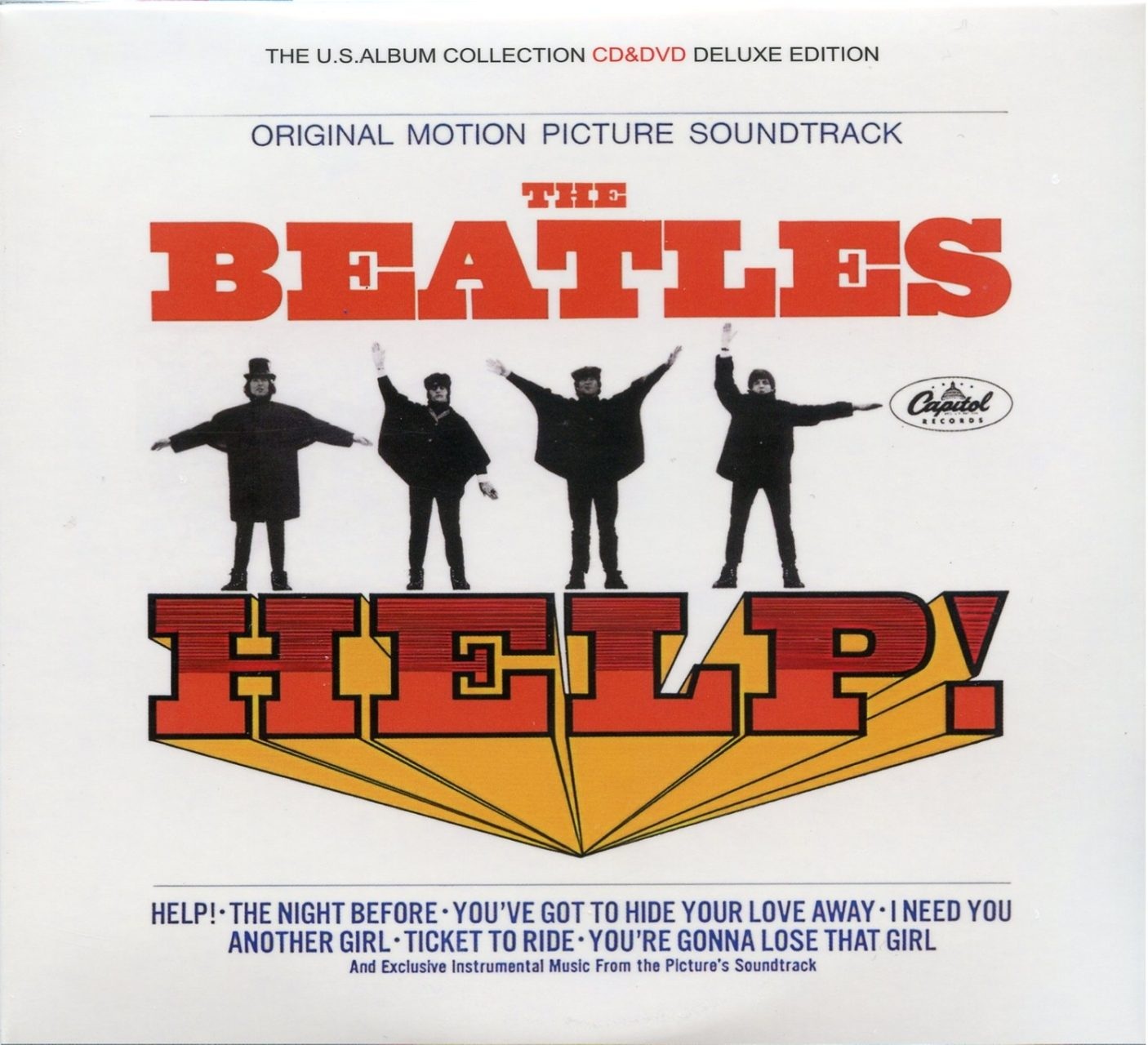 THE BEATLES – Help ! ( 1 CD 1 DVD ) ( BMI ) ( The US Album Collection Deluxe Edition ) front cover THE BEATLES - Help ! ( 1 CD 1 DVD ) ( BMI ) ( The US Album Collection Deluxe Edition ) front cover