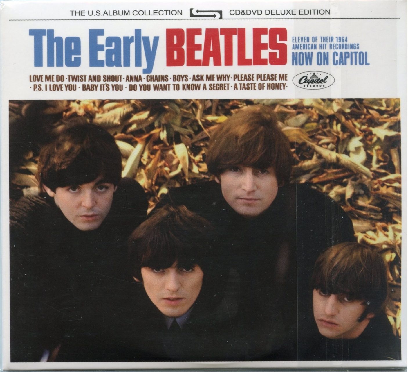THE BEATLES – The Early Beatles ( 1 CD 1 DVD ) ( BMI ) ( The US Album Collection Deluxe Edition ) front cover THE BEATLES - The Early Beatles ( 1 CD 1 DVD ) ( BMI ) ( The US Album Collection Deluxe Edition ) front cover