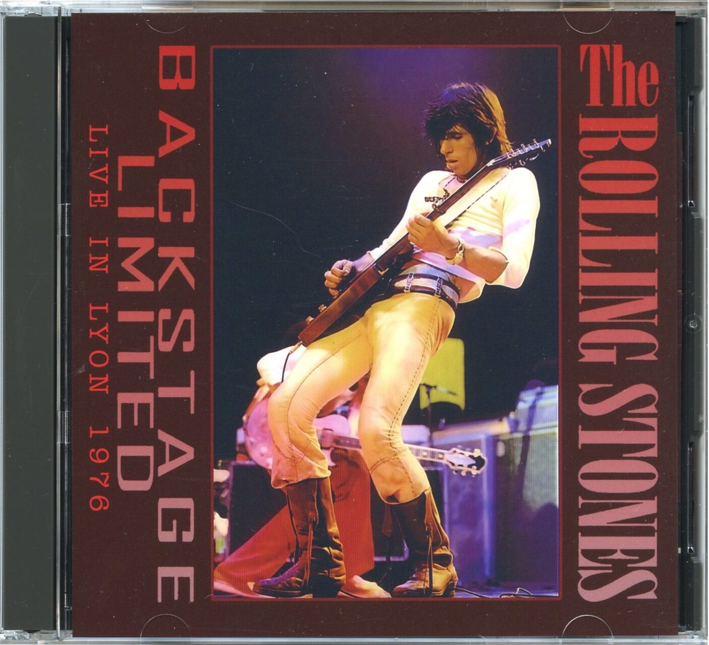 THE ROLLING STONES - Backstage Limited ( 2 CD SET ) ( MAYFLOWER ) ( Palais Des Sports, Lyon, France, June 9th, 1976 ) front cover