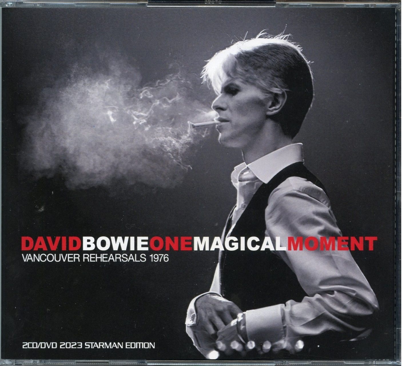 David Bowie – One Magical Moment Vancouver Rehearsals 1976 ( 2CD 1 DVD ) ( STARMAN ) ( Rehearsals at PNE Coliseum, Vancouver, Canada, February 2nd, 1976 ) front cover David Bowie - One Magical Moment Vancouver Rehearsals 1976 ( 2CD 1 DVD ) ( STARMAN ) ( Rehearsals at PNE Coliseum, Vancouver, Canada, February 2nd, 1976 ) front cover