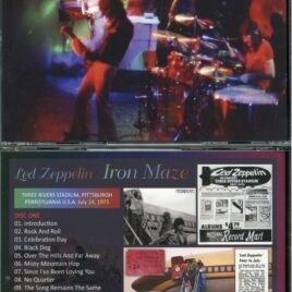 LED ZEPPELIN – Iron Maze ( 3 CD SET ) ( WENDY ) (Three Rivers Stadium, Pittsburgh, Pennsylvania, USA, July 24th, 1973 )
