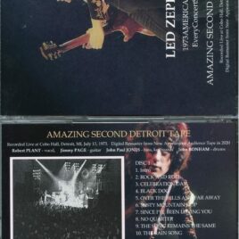 LED ZEPPELIN – Amazing Second Detroit Tape ( 3 CD SET ) ( WISTERNA ) ( Cobo Hall, Detroit, MI, USA, July 13th, 1973 )