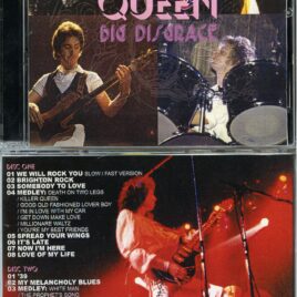 QUEEN – Big Disgrace ( 2 CD SET ) ( Lve at The ICE Stadium, Stockholm, Sweden, April 12th, 1978 )
