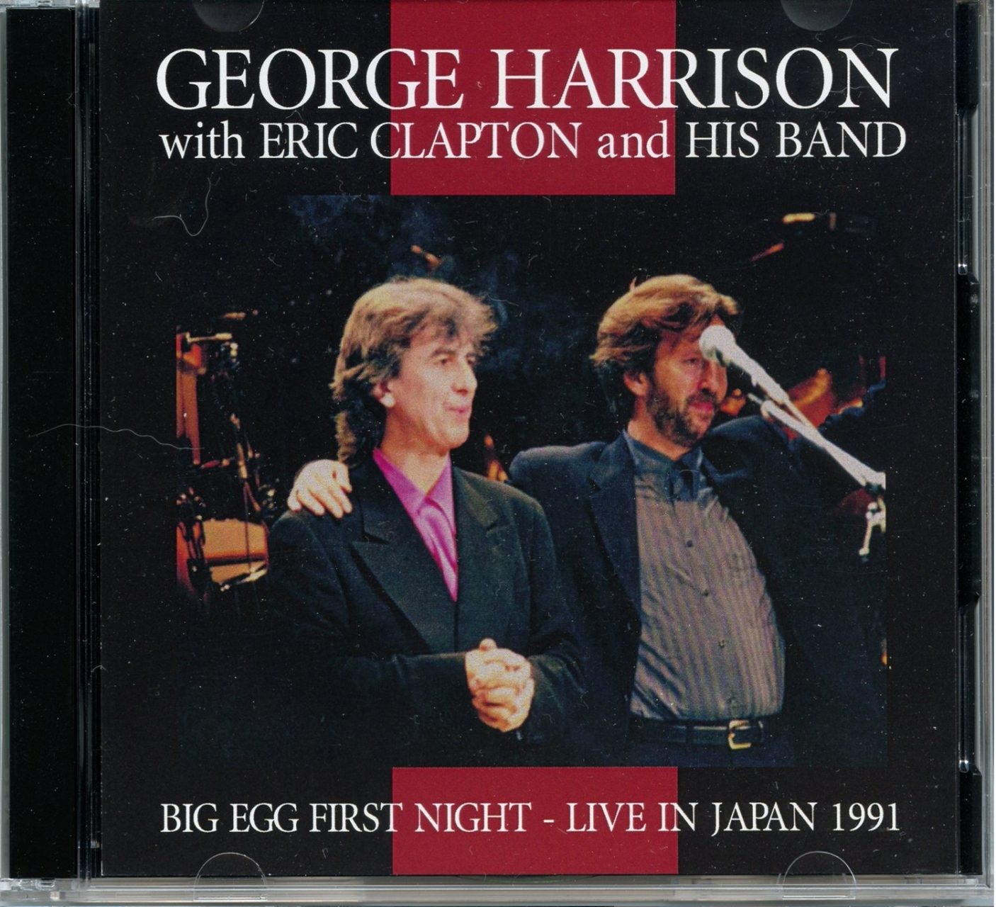 GEORGE HARRISON ( With Eric Clapton ) – Big Egg First Night ( 2 CD ) ( BEATFILE ) ( Tokyo Dome, Tokyo, Japan, December 14th, 1991 ) front cover GEORGE HARRISON ( With Eric Clapton ) - Big Egg First Night ( 2 CD ) ( BEATFILE ) ( Tokyo Dome, Tokyo, Japan, December 14th, 1991 ) front cover