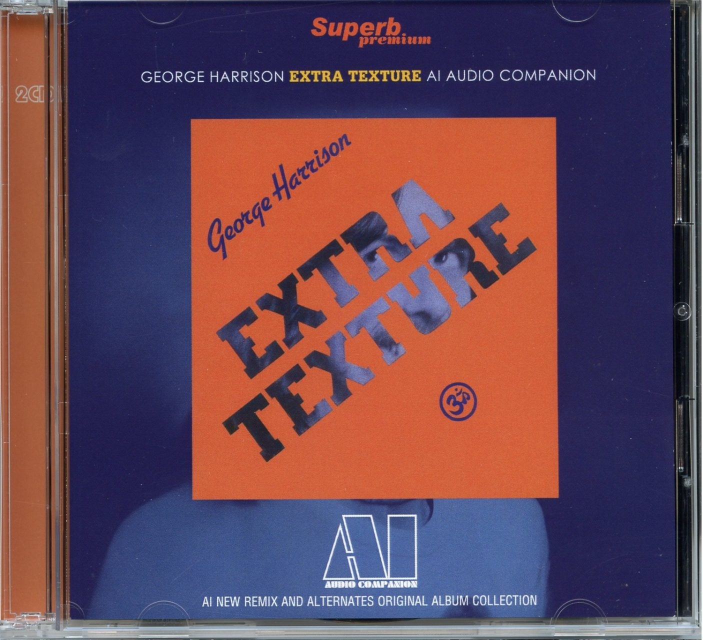 GEORGE HARRISON – Extra Texture AI Audio Companion ( 2 CD SET ) ( Superb Premium ) ( Original Analog – AI Remix Digital Collection ) front cover GEORGE HARRISON - Extra Texture AI Audio Companion ( 2 CD SET ) ( Superb Premium ) ( Original Analog – AI Remix Digital Collection ) front cover
