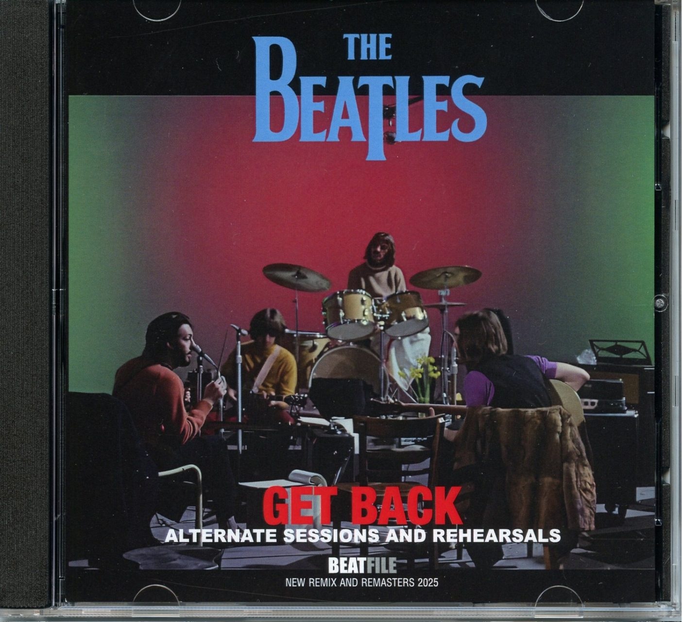 THE BEATLES – Get Back Alternate Sessions And Rehearsals ( BEATFILE ) ( New 2025 Remix and Remasters ) front cover THE BEATLES - Get Back Alternate Sessions And Rehearsals ( BEATFILE ) ( New 2025 Remix and Remasters ) front cover