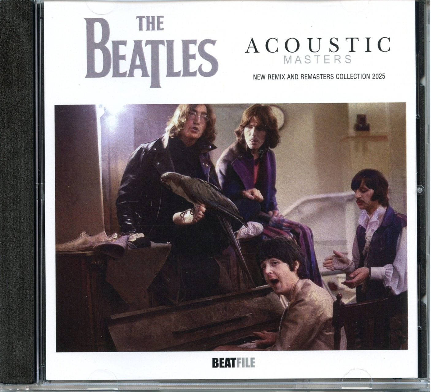 THE BEATLES – Acoustic Masters ( BEATFILE ) ( New Remix And Remasters Collection 2025 ) front cover THE BEATLES - Acoustic Masters ( BEATFILE ) ( New Remix And Remasters Collection 2025 ) front cover
