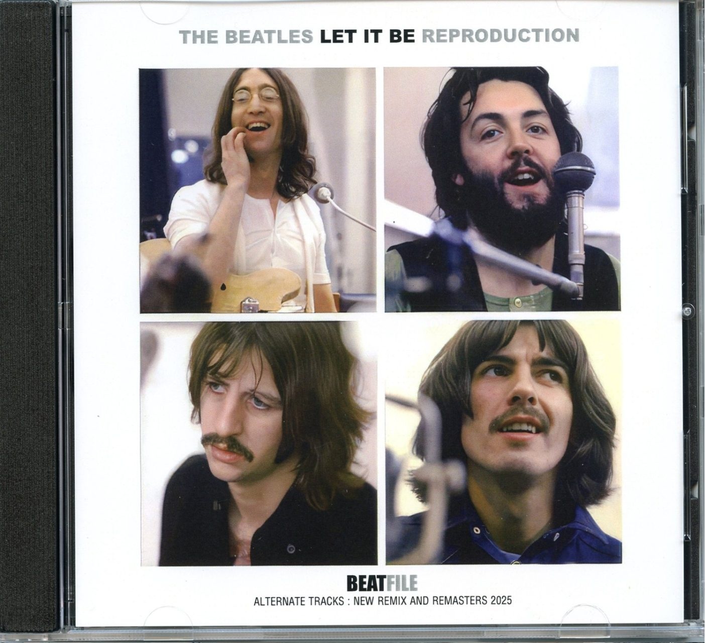 THE BEATLES – Let It Be Reproduction ( BEATFILE ) ( Alternate Tracks New Remix And Remasters Collection 2025 ) front cover THE BEATLES - Let It Be Reproduction ( BEATFILE ) ( Alternate Tracks New Remix And Remasters Collection 2025 ) front cover