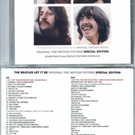 THE BEATLES – Let It Be Original Motion Picture Special Edition ( 1 CD – 1 DVD ) ( Extra Unlimited Distribution )
