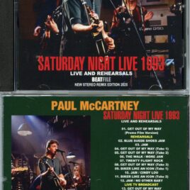 PAUL McCARTNEY  – Saturday Night Live 1993 ( BEATFILE ) ( Live And Rehearsals Live at NBC Studios, New York City, NY, USA, February 13th, 1993 )