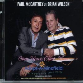 PAUL McCARTNEY and BRIAN WILSON - Open Hearts Clean Mines Memorial Edition ( DAP ) ( Century Plaza Hotel, Los Angeles, CA, USA, September 18th, 2002 ) front cover