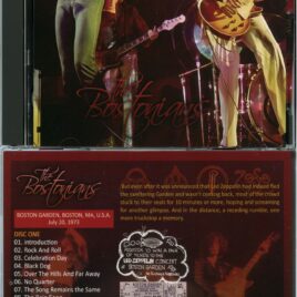 LED ZEPPELIN – The Bostonians 1973 ( 2 CD ) ( WENDY ) ( Boston Gardens, Boston, MA, USA, July 20th, 1973 )