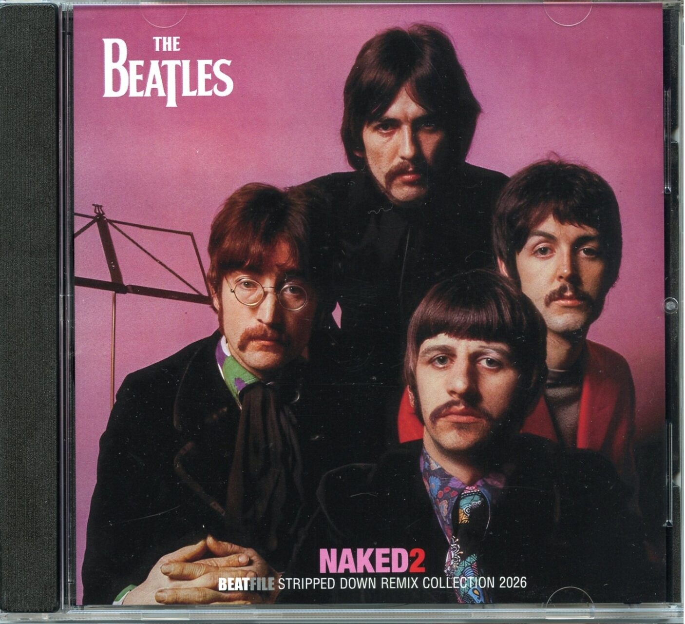 The Beatles – Naked 2 ( 2026 BEATFILE ) ( Stripped Down Remix Collection 2026 ) front cover The Beatles - Naked 2 ( 2026 BEATFILE ) ( Stripped Down Remix Collection 2026 ) front cover