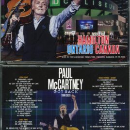 Paul McCartney – Got Back Tour 2025 Hamilton Ontario Canada ( 2 CD – 1 DVD Set ) ( TD Coliseum, Hamilton, November 21st, 2025 )