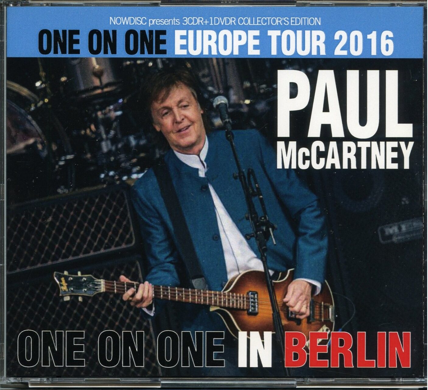 Paul McCartney – One On One In Berlin ( 3 CD – 1 DVD Set ) ( Waldbuehne, Berlin, Germany, June 14th, 2016 ) front cover Paul McCartney - One On One In Berlin ( 3 CD - 1 DVD Set ) ( Waldbuehne, Berlin, Germany, June 14th, 2016 ) front cover