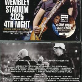 OASIS – Wembley Stadium 2025 4th Night ( 3 CD Set ) ( Wardour ) ( Wembley Stadium, London, UK, August 2nd, 2025 )