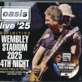 OASIS - Wembley Stadium 2025 4th Night ( 3 CD Set ) ( Wardour ) ( Wembley Stadium, London, UK, August 2nd, 2025 ) front cover