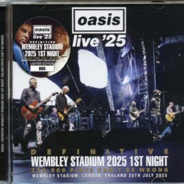 OASIS - Wembley Stadium 2025 1st Night ( 2 CD ) ( Wardour ) ( Wembley Stadium, London, UK, July 25th, 2025 ) front cover