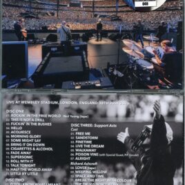 OASIS – Definitive Wembley Stadium 2025 3rd Night ( 3 CD Set ) ( Wardour ) ( Wembley Stadium, London, UK, July 30th, 2025 )