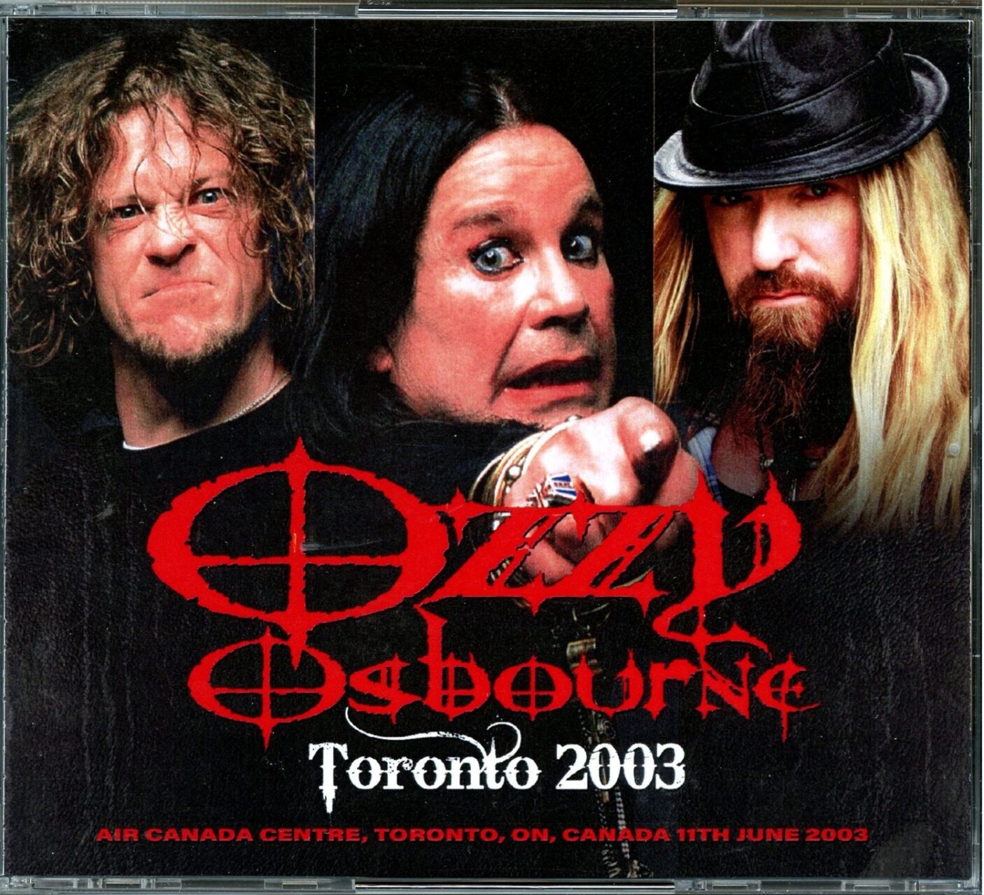Black Sabbath Ozzy Osbourne – Toronto 2003 ( 3 CD SET ) ( Air Canada Centre, Toronto, Ontario, Canada, June 11th, 2003 ) front cover Black Sabbath Ozzy Osbourne - Toronto 2003 ( 3 CD SET ) ( Air Canada Centre, Toronto, Ontario, Canada, June 11th, 2003 ) front cover
