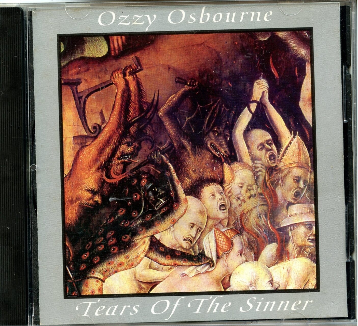 Black Sabbath Ozzy Osbourne – Tears Of The Sinner ( 13 Unreleased tracks by the Robespierre Label from Italy ) front cover Black Sabbath Ozzy Osbourne - Tears Of The Sinner ( 13 Unreleased tracks by the Robespierre Label from Italy ) front cover