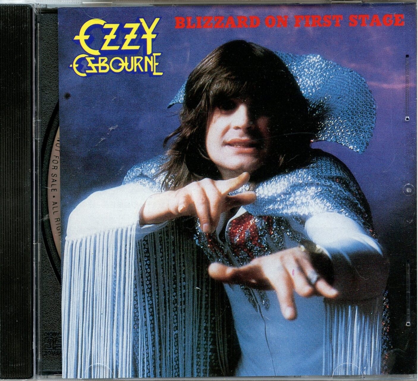 Black Sabbath Ozzy Osbourne – Blizzard On The First Stage ( Live At Glasgow Apollo, Scotland, September 12th, 1980 ) front cover Black Sabbath Ozzy Osbourne - Blizzard On The First Stage ( Live At Glasgow Apollo, Scotland, September 12th, 1980 ) front cover