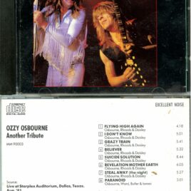 Black Sabbath Ozzy Osbourne – Another Tribute ( Live At The Starplex Auditorium, Dallas, Texas, USA, August 1981 )