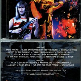 YES – Passion ( 2 CD ) ( Virtuoso ) ( Live at Mecca Arena, Milwaukee, Wisconsin, USA, April 26th, 1979 )