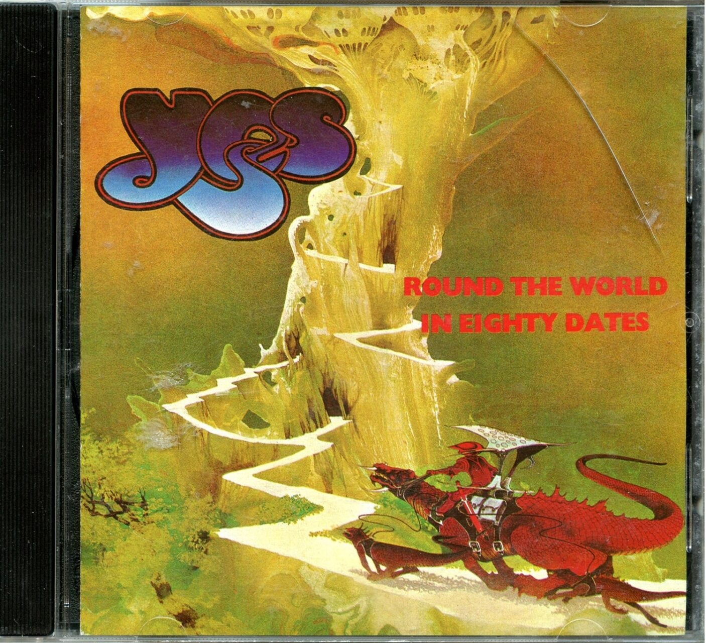 YES – Round The World in Eighty Dates ( Live During the 1991 World Tour ) front cover YES - Round The World in Eighty Dates ( Live During the 1991 World Tour ) front cover