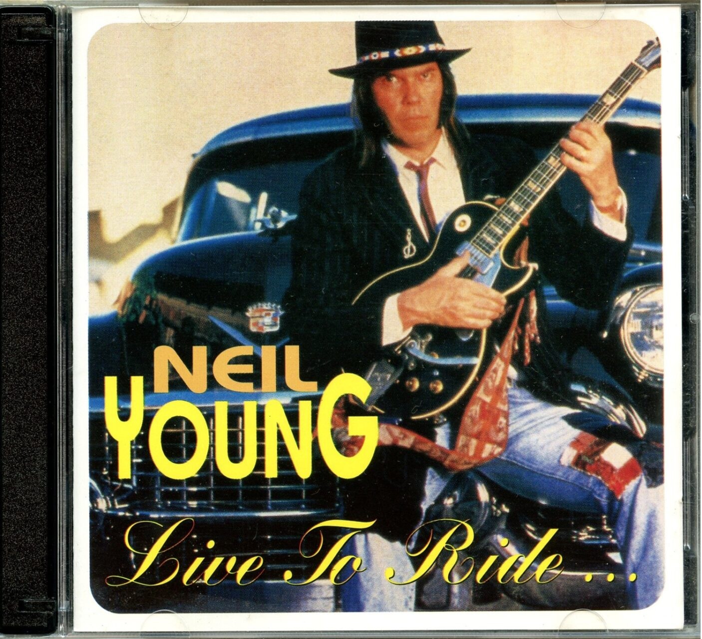 Neil Young – Live To Ride ( 2 CD SET ) ( Schlosshof, Bad Mergentheim, Germany, July 18th 1993, plus bonus at Rotterdam and Paris 1993 ) front cover Neil Young - Live To Ride ( 2 CD SET ) ( Schlosshof, Bad Mergentheim, Germany, July 18th 1993, plus bonus at Rotterdam and Paris 1993 ) front cover
