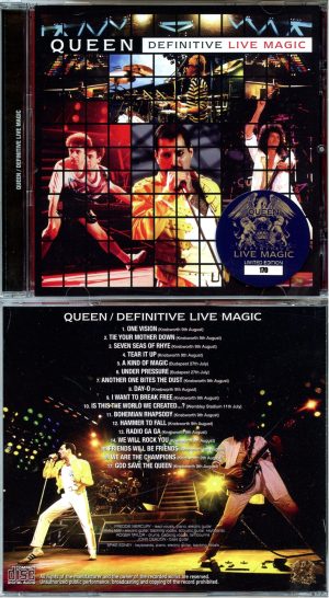 Queen – Definitive Live Magic bootleg CD cover