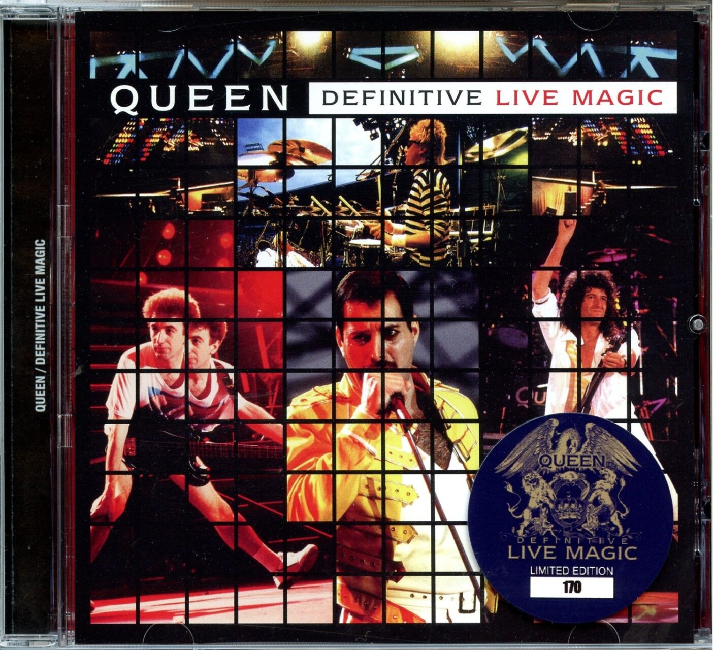 QUEEN – Definitive Live Magic ( Live at Knebworth, Wembley & Budapest ) front cover QUEEN - Definitive Live Magic ( Live at Knebworth, Wembley & Budapest ) front cover