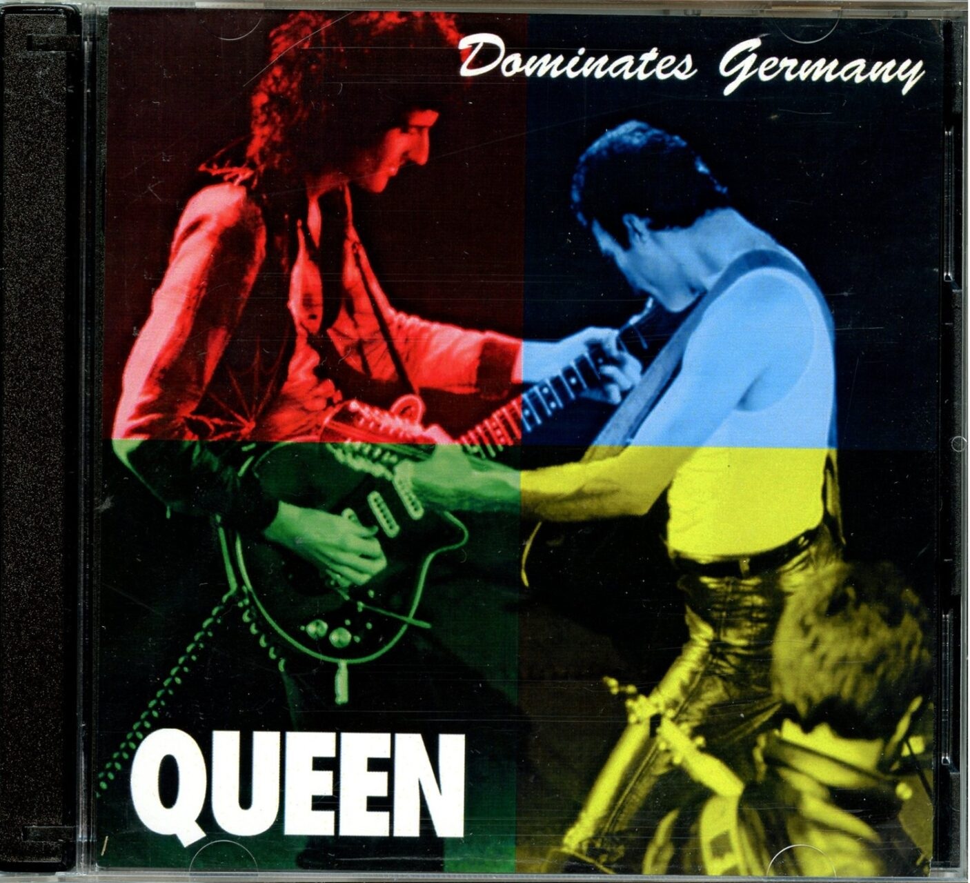 QUEEN – Dominates Germany ( 2 CD ) ( TRIAL ) ( Festhalle, Frankfurt, Germany, April 28th, 1982 ) front cover QUEEN - Dominates Germany ( 2 CD ) ( TRIAL ) ( Festhalle, Frankfurt, Germany, April 28th, 1982 ) front cover