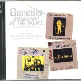 Genesis - Broadway At The Palace ( 2 CD ) ( Blue Cafe ) ( Palace Theatre, Providence, Rhode Island, December 8th, 1974 ) front cover