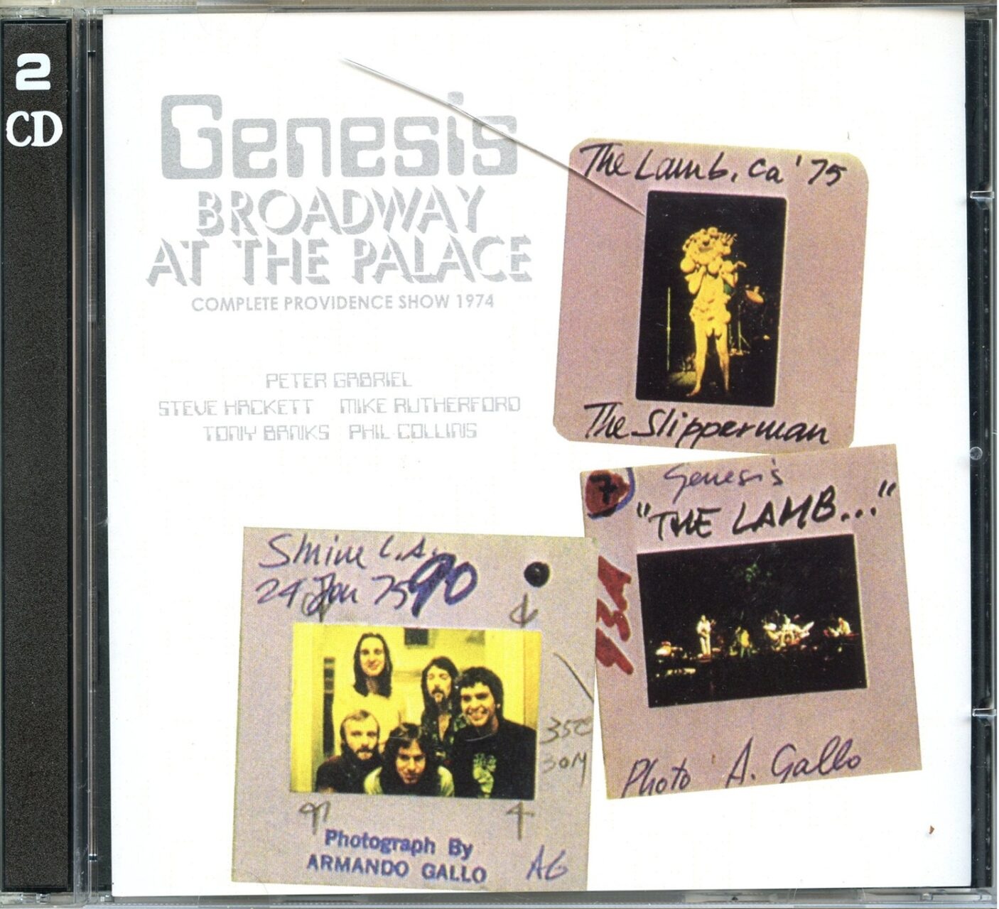 Genesis – Broadway At The Palace ( 2 CD ) ( Blue Cafe ) ( Palace Theatre, Providence, Rhode Island, December 8th, 1974 ) front cover Genesis - Broadway At The Palace ( 2 CD ) ( Blue Cafe ) ( Palace Theatre, Providence, Rhode Island, December 8th, 1974 ) front cover