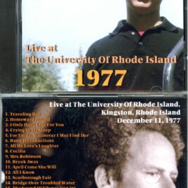 Simon And Garfunkel Art Garfunkel – Live At The University Of Rhode Island 1977 ( Kingstone, Rhode Island, December 11th, 1977 )