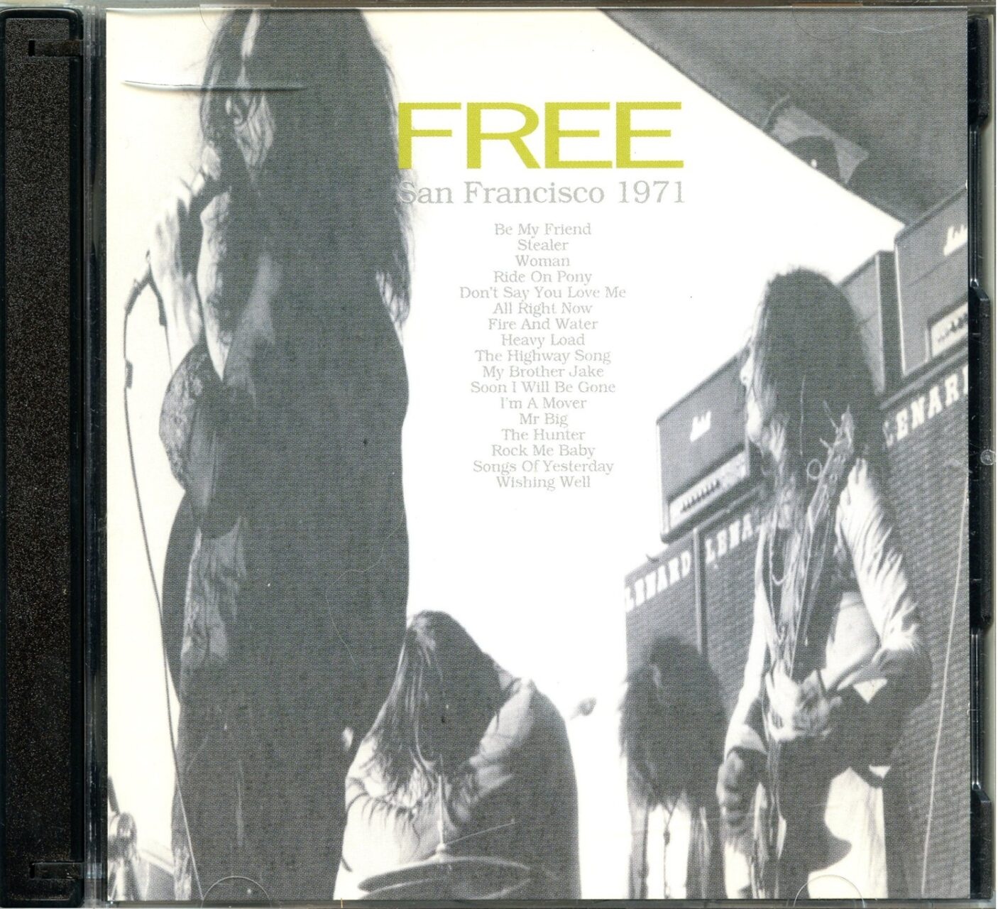 FREE – San Francisco 1971 ( 2 CD ) ( Civic Auditorium, Santa Monica, January 22nd, 1971 plus Fillmore West, San Francisco, CA, USA, January 16th, 1971 ) front cover FREE - San Francisco 1971 ( 2 CD ) ( Civic Auditorium, Santa Monica, January 22nd, 1971 plus Fillmore West, San Francisco, CA, USA, January 16th, 1971 ) front cover