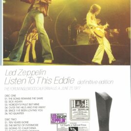 LED ZEPPELIN – Listen To This Eddie Definitive Edition ( WENDY ) ( 3 CD SET ) ( The Forum Inglewood, CA, USA, June 21st, 1977 )