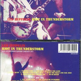 LED ZEPPELIN – Riot In Thunderstorm ( 3 CD SET ) ( Live at MSG, New York, USA, June 10th, 1977 )