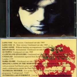PINK FLOYD SYD BARRETT – Dark Globe ( Early Outtakes And Unreleased Tracks )