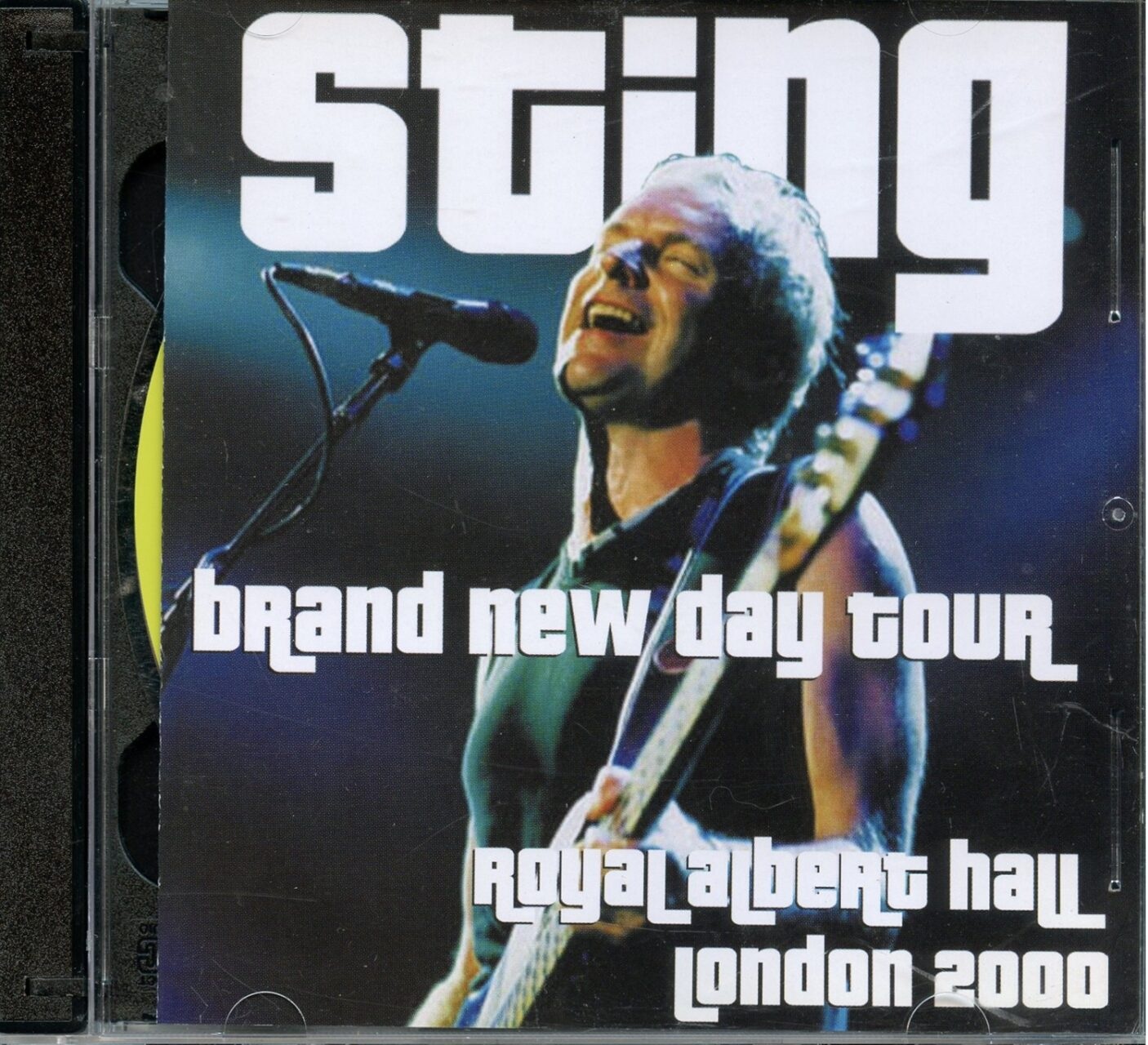 STING – Brand New Day Tour Royal Albert Hall 2000 ( 2 CD ) ( Live at R.A.H., London, UK, 2000 ) front cover STING - Brand New Day Tour Royal Albert Hall 2000 ( 2 CD ) ( Live at R.A.H., London, UK, 2000 ) front cover