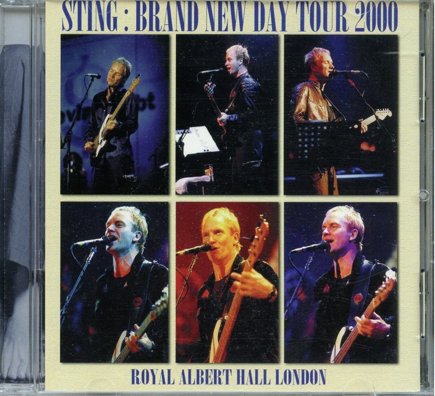 STING – Brand New Day Tour Royal Albert Hall 2000 LONDON ( Polar Bear ) ( R.A.H. London, UK, April 2000 ) front cover STING - Brand New Day Tour Royal Albert Hall 2000 LONDON ( Polar Bear ) ( R.A.H. London, UK, April 2000 ) front cover