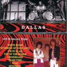 ERIC CLAPTON CREAM – Dallas ( 2 CD ) ( Live at Dallas Memorial Auditorium in Dallas, Texas on October 25th, 1968 )