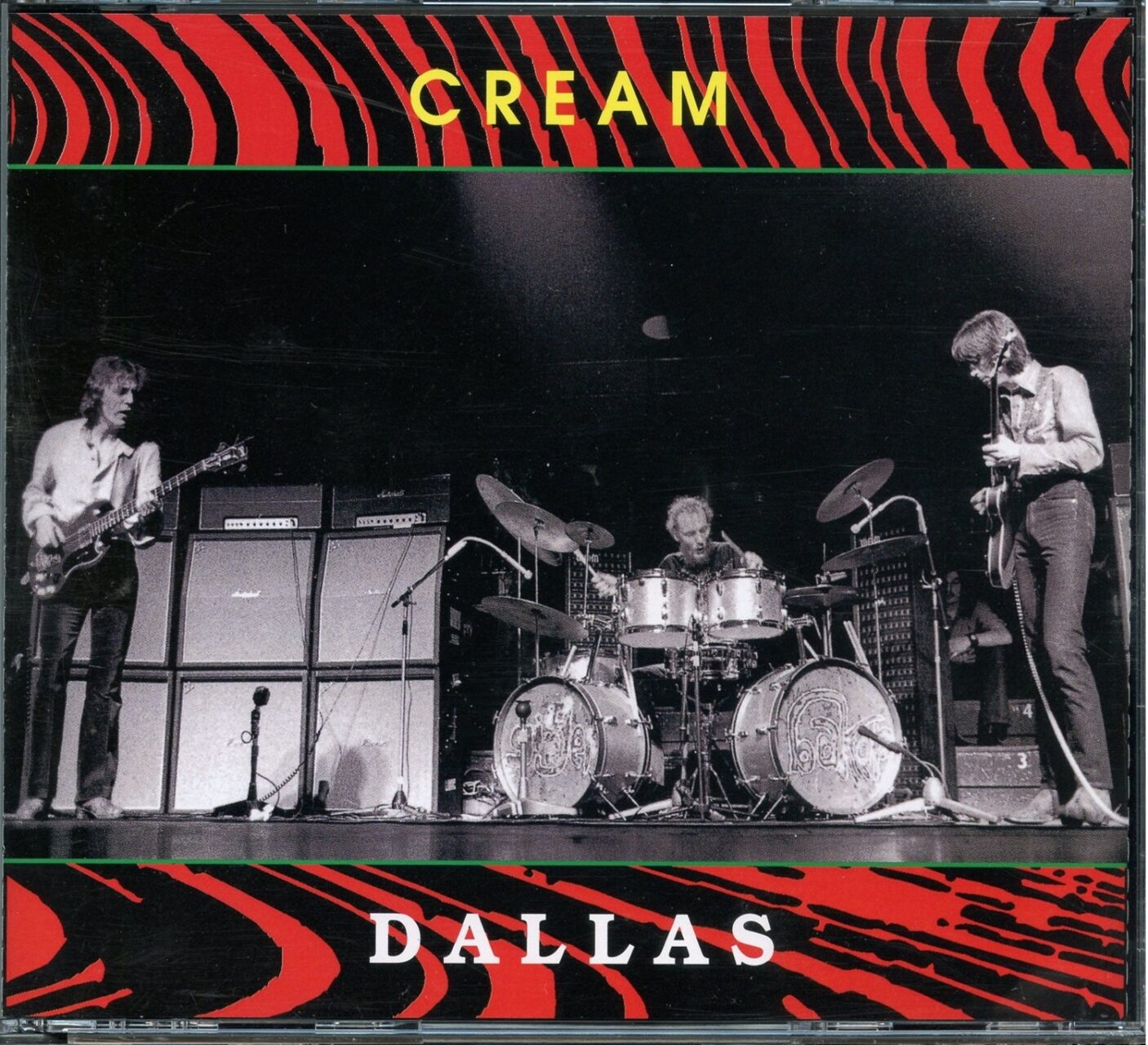 ERIC CLAPTON CREAM – Dallas ( 2 CD ) ( Live at Dallas Memorial Auditorium in Dallas, Texas on October 25th, 1968 ) front cover ERIC CLAPTON CREAM - Dallas ( 2 CD ) ( Live at Dallas Memorial Auditorium in Dallas, Texas on October 25th, 1968 ) front cover