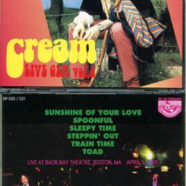 ERIC CLAPTON CREAM – Live Gem Vol. 2 ( 2 CD ) ( Back Bay Theatre, Boston, MA, USA, April 5th, 1968 )