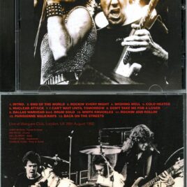 GARY MOORE – Back On Wardour Street ( Marquee Club, London, UK, August 26th, 1982 )