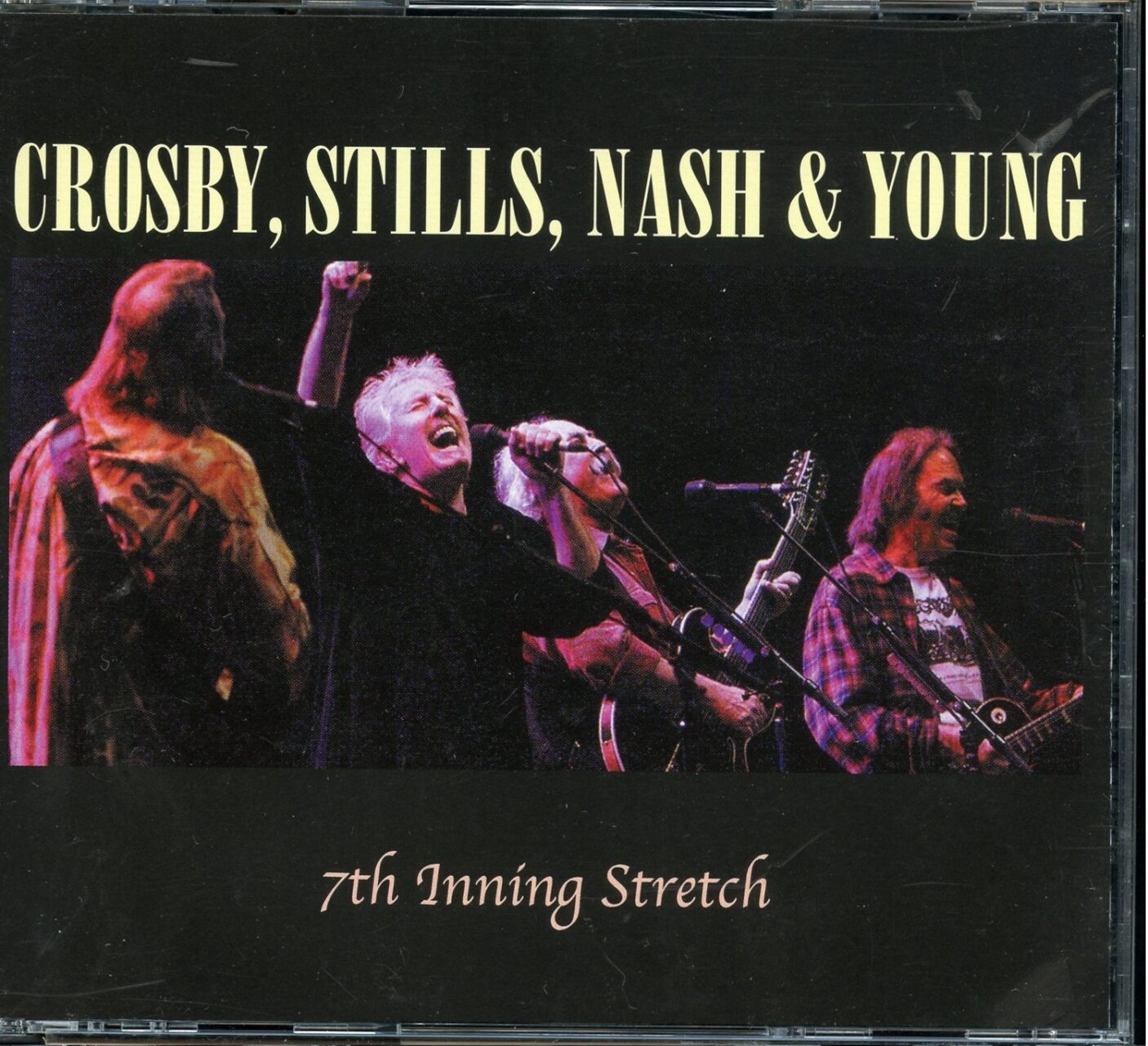 Neil Young Crosby Stills Nash And Young – 7th Inning Stretch ( 3 CD ) ( VAGUE ) ( Ice Palace, Tampa, Florida, USA, April 14th, 2002 ) front cover Neil Young Crosby Stills Nash And Young - 7th Inning Stretch ( 3 CD ) ( VAGUE ) ( Ice Palace, Tampa, Florida, USA, April 14th, 2002 ) front cover